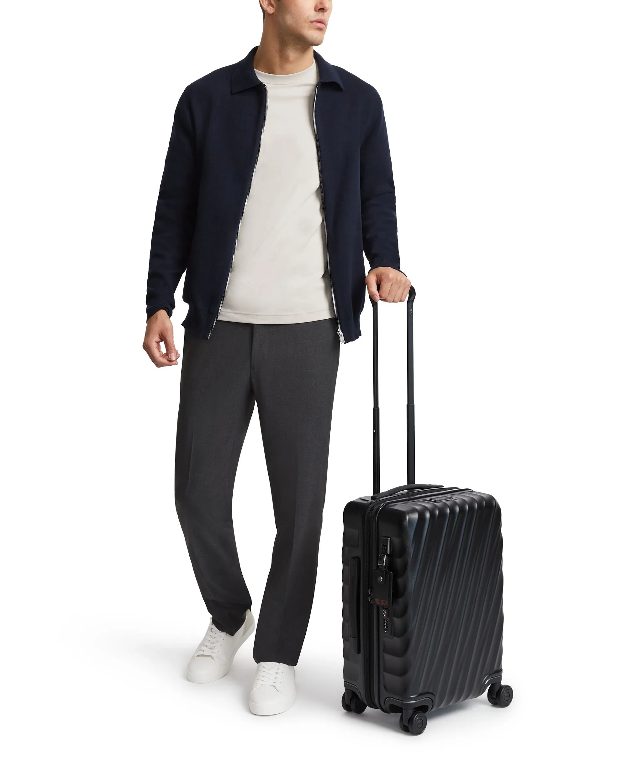 19 Degree International Exp 4 Wheeled Carry-On - Mauve