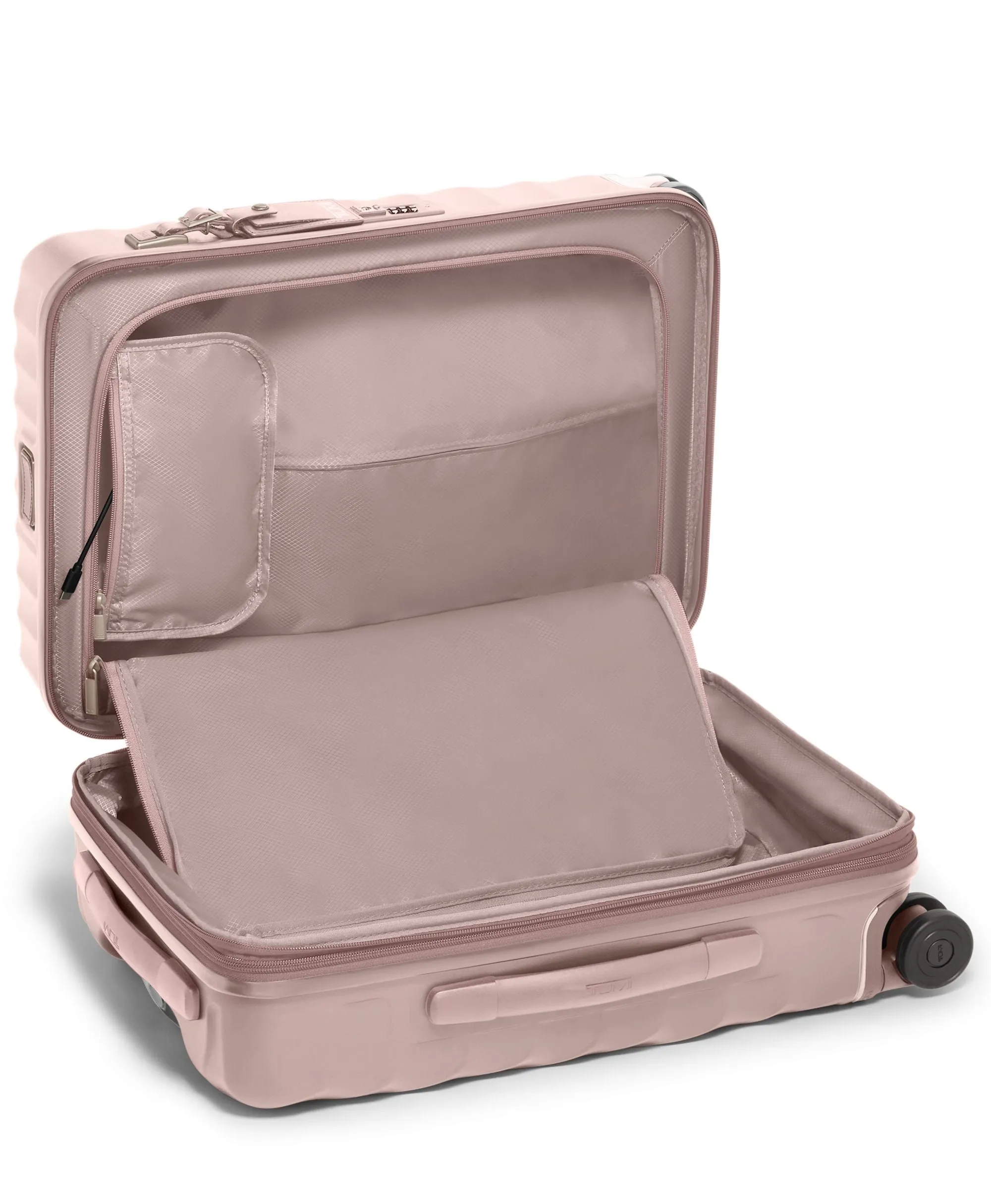 19 Degree International Exp 4 Wheeled Carry-On - Mauve