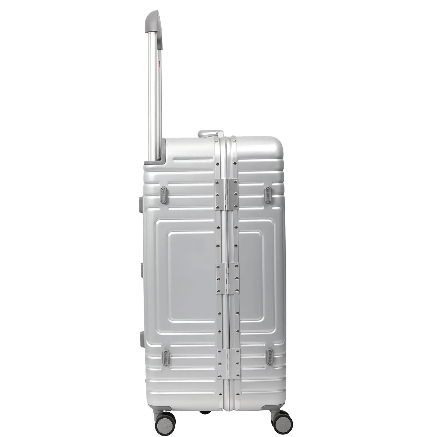 Aerolite Aluminium Zipperless PP Trunk, Premium Trunk Suitcase, TSA Latch-Lock, Aluminium Frame, Silent Hinomoto Wheels, 97.6L Large Luggage