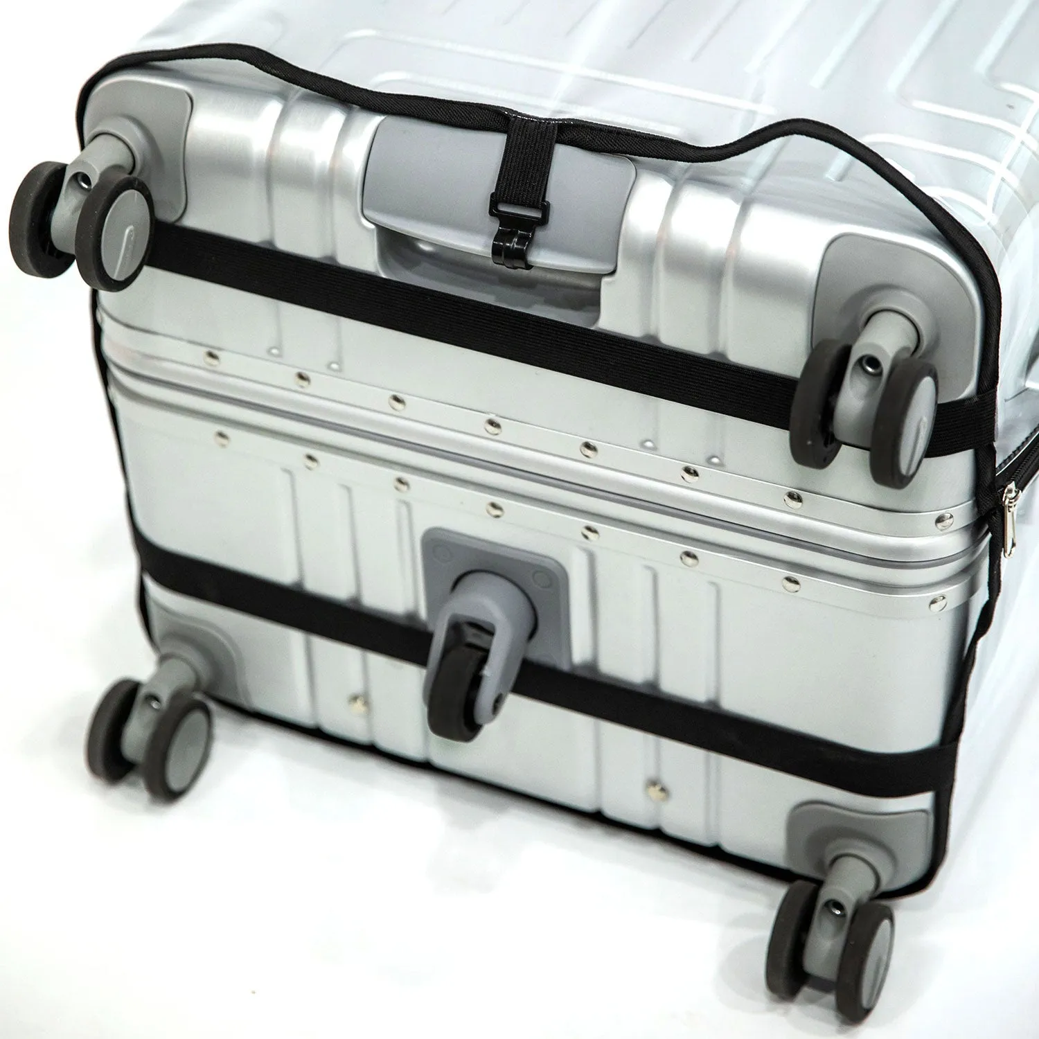 Aerolite Aluminium Zipperless PP Trunk, Premium Trunk Suitcase, TSA Latch-Lock, Aluminium Frame, Silent Hinomoto Wheels, 97.6L Large Luggage