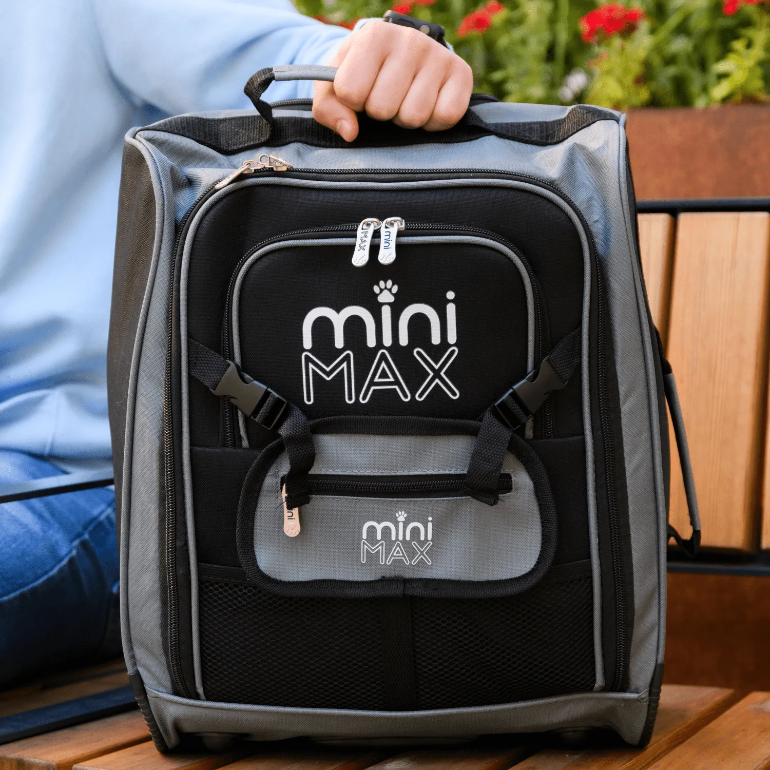 Aerolite MiniMAX (45x36x20cm) Easyjet Cabin Size Under Seat Carry On Suitcase with Backpack and Pouch, 2 Years Warranty