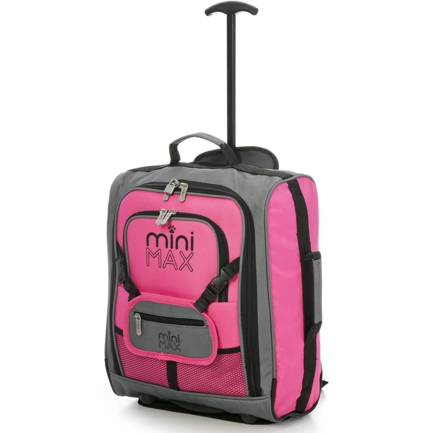 Aerolite MiniMAX (45x36x20cm) Easyjet Cabin Size Under Seat Carry On Suitcase with Backpack and Pouch, 2 Years Warranty