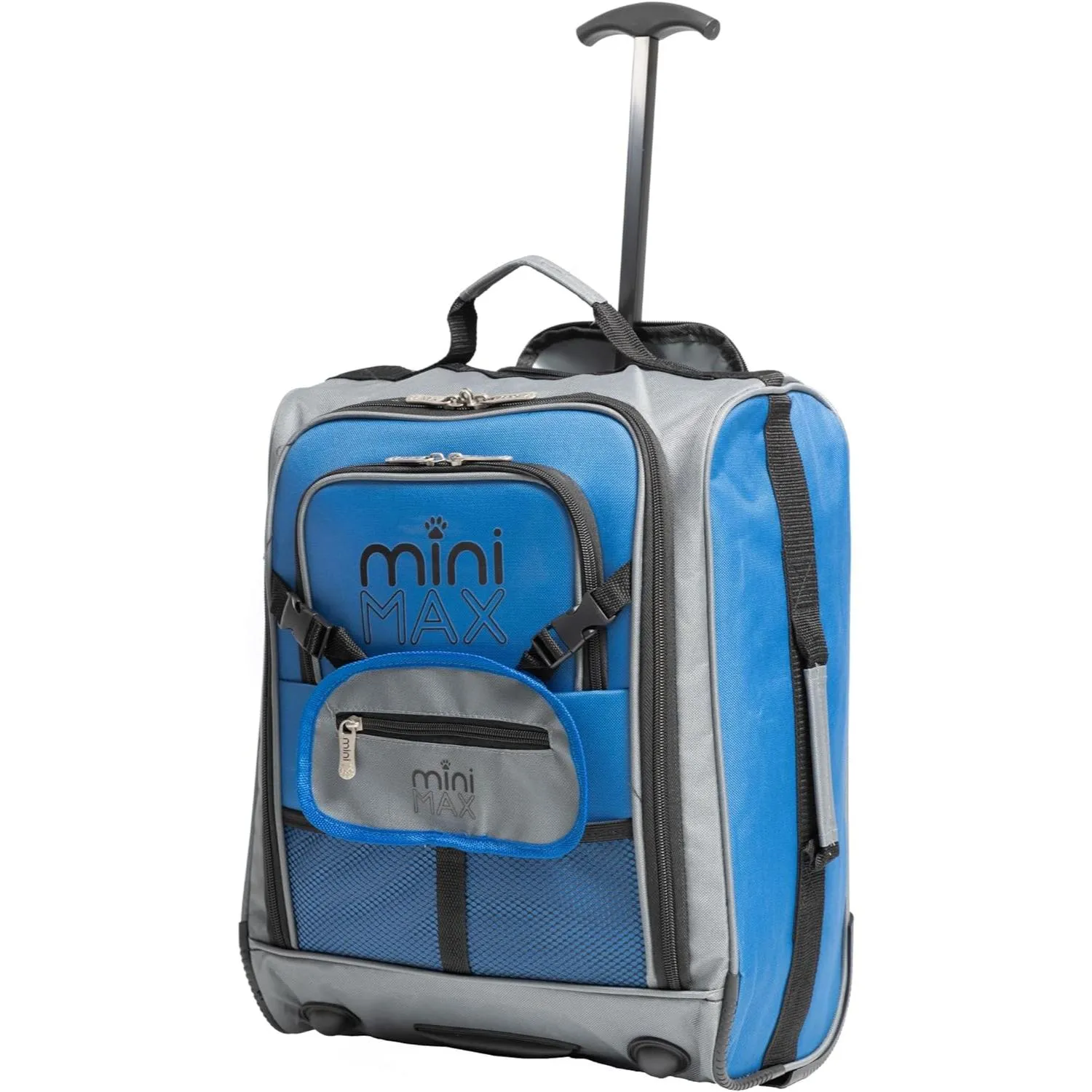 Aerolite MiniMAX (45x36x20cm) Easyjet Cabin Size Under Seat Carry On Suitcase with Backpack and Pouch, 2 Years Warranty
