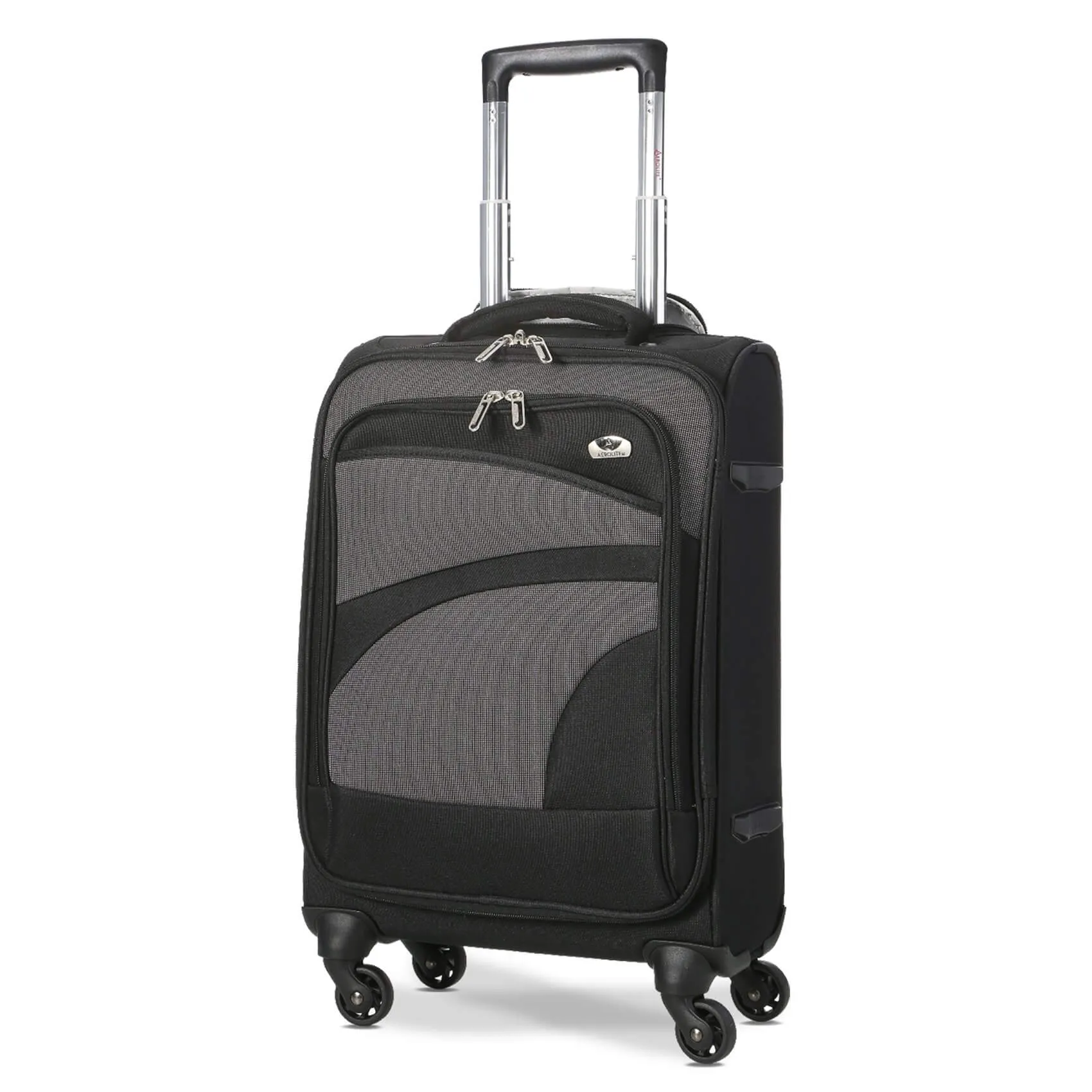 Aerolite Ryanair Priority Boarding Cabin Lightweight 2 Piece Carry On Hand Cabin Luggage Set Bundle - 55x35x20cm Suitcase   40x20x25cm Holdall