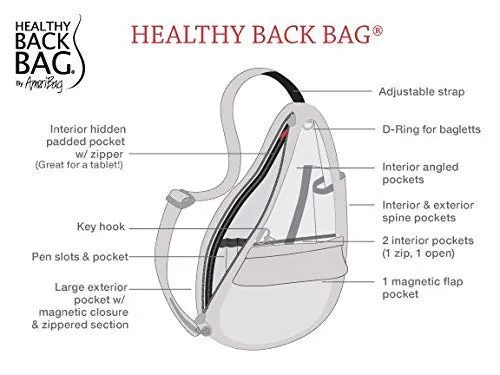 AmeriBag Healthy Back Bag Distressed Nylon X-Small