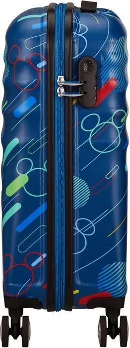 American Tourister Disney Wavebreaker Carry-On Spinner Luggage - Mickey Future Pop