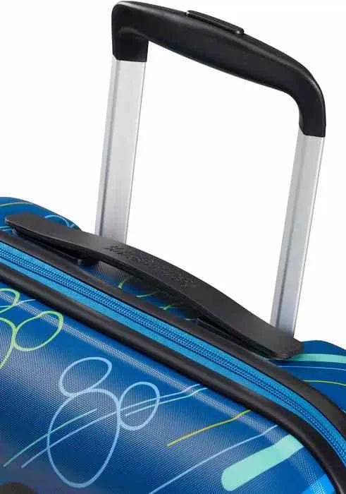 American Tourister Disney Wavebreaker Carry-On Spinner Luggage - Mickey Future Pop