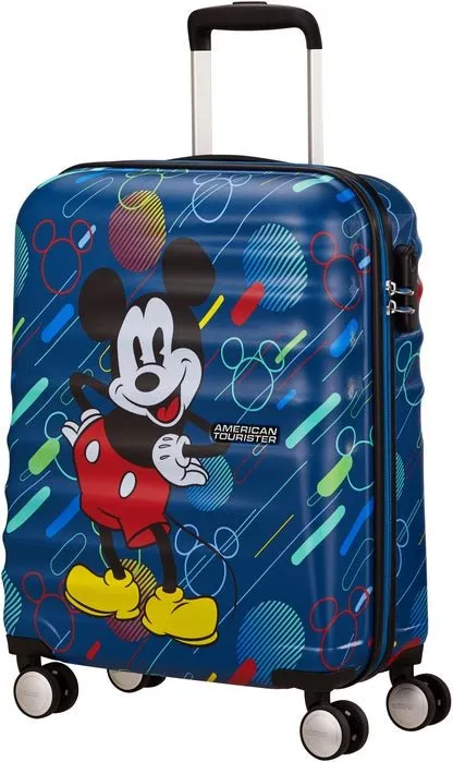 American Tourister Disney Wavebreaker Carry-On Spinner Luggage - Mickey Future Pop