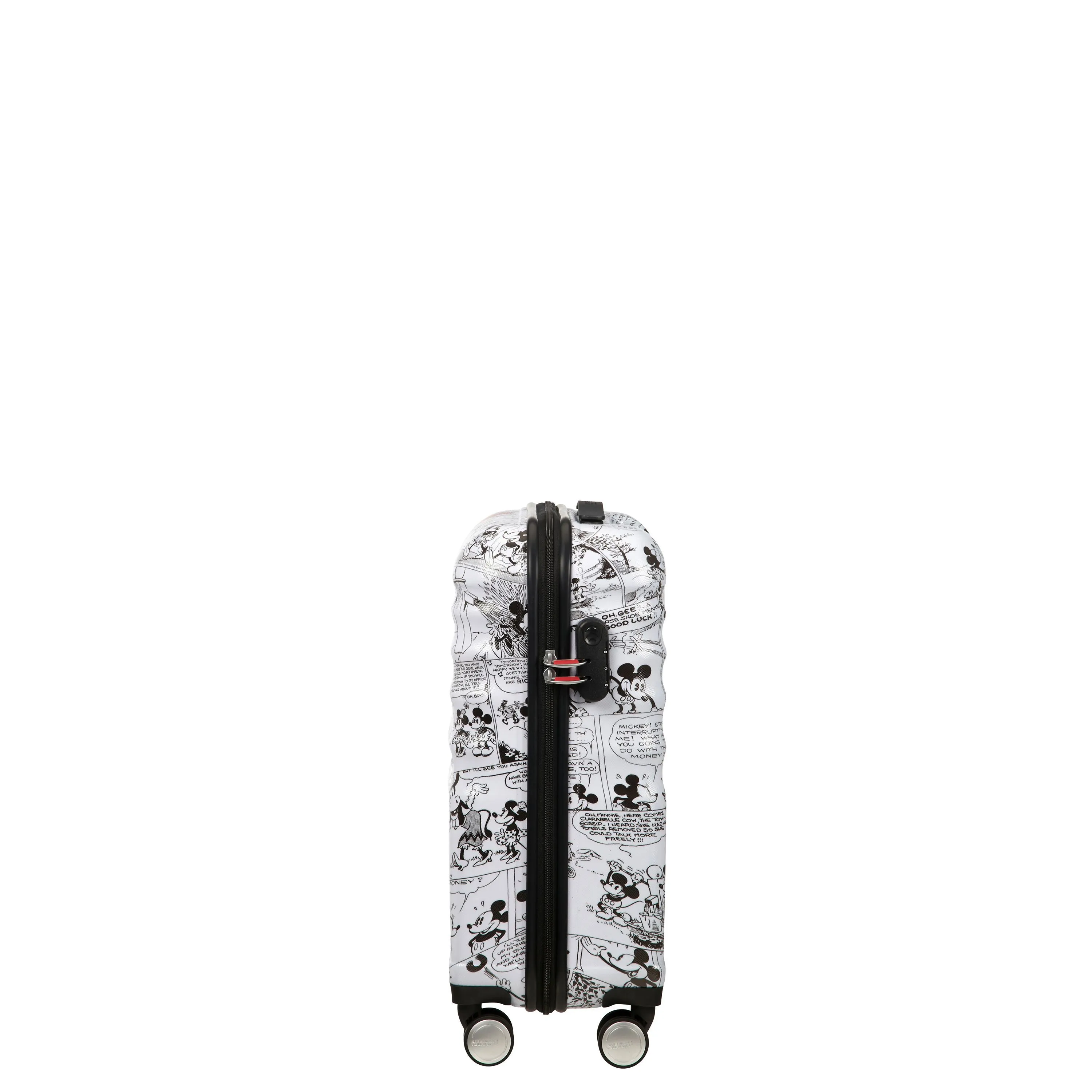 American Tourister Disney Wavebreaker Carry-On Spinner Luggage - Minnie Comics White