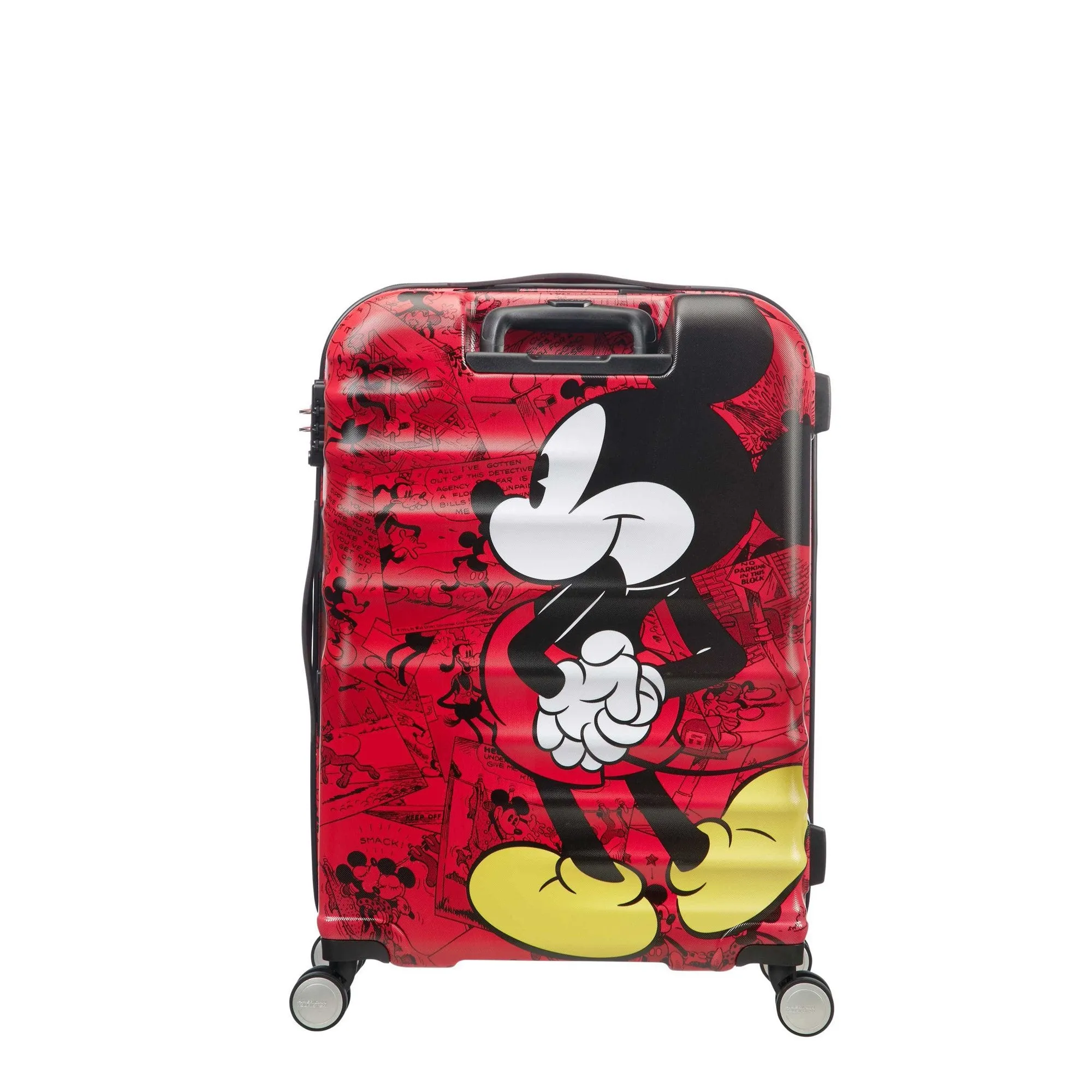 American Tourister Disney Wavebreaker Spinner Medium Luggage - Mickey Comics Red