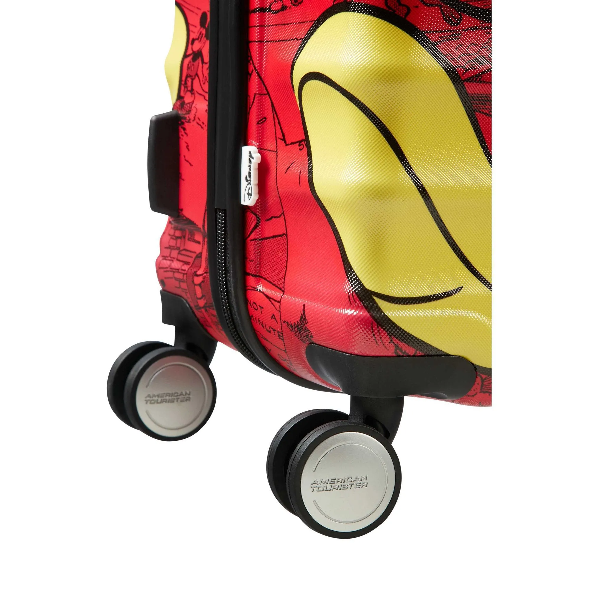 American Tourister Disney Wavebreaker Spinner Medium Luggage - Mickey Comics Red