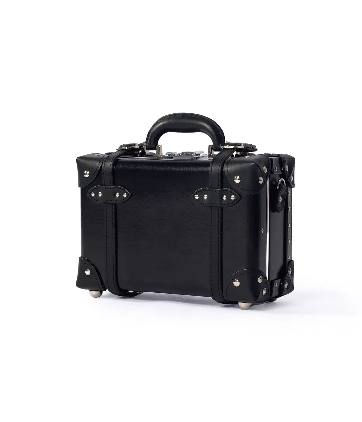 Aristocratic Leather Carry-on Set - Black