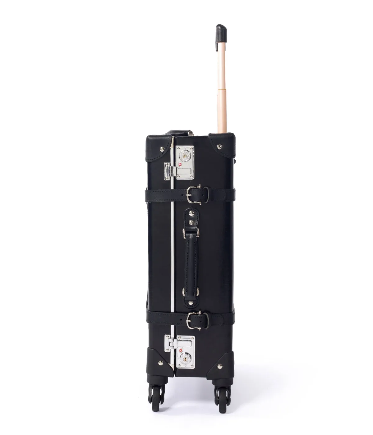Aristocratic Leather Carry-on Set - Black