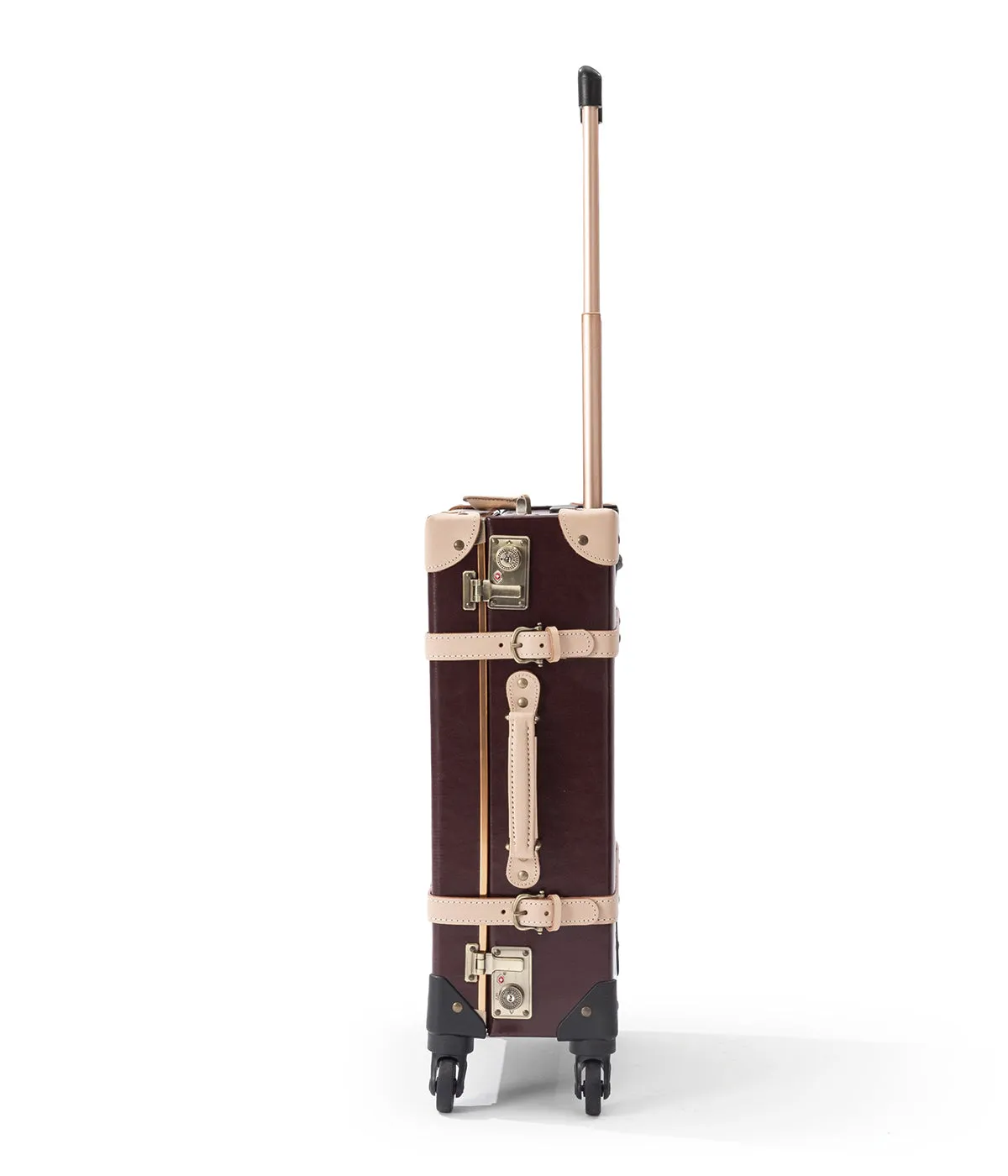 Aristocratic Leather Carry-on Set - Burgundy