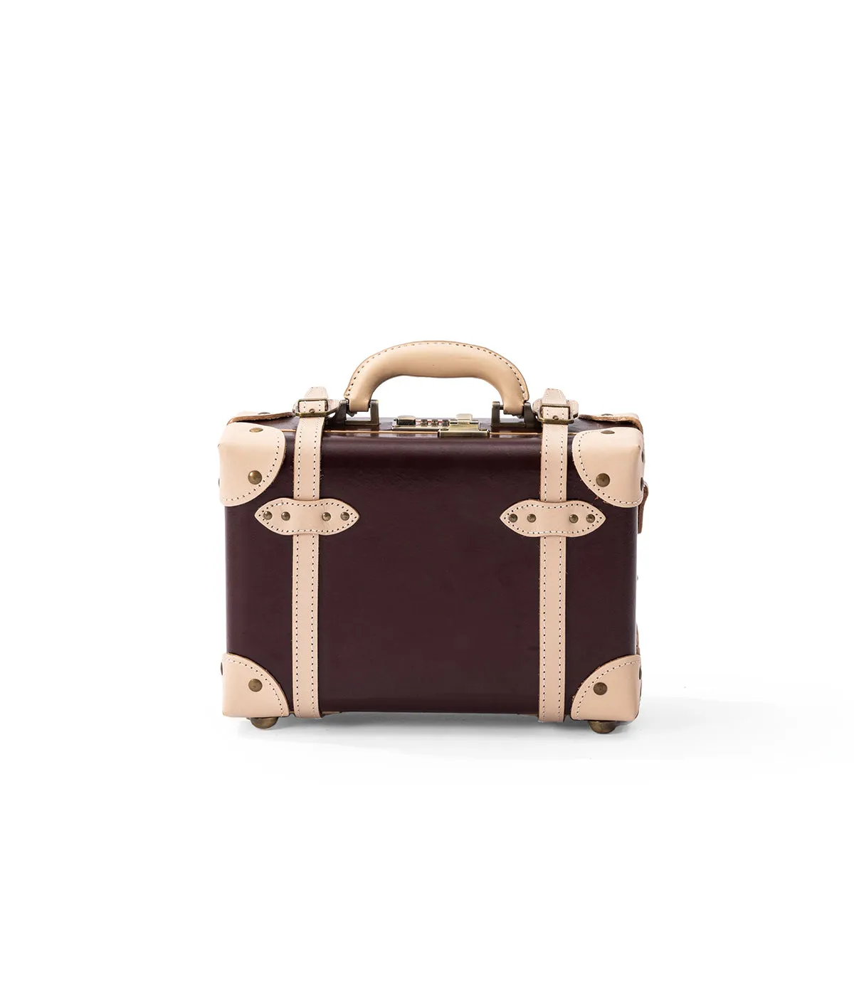 Aristocratic Leather Carry-on Set - Burgundy
