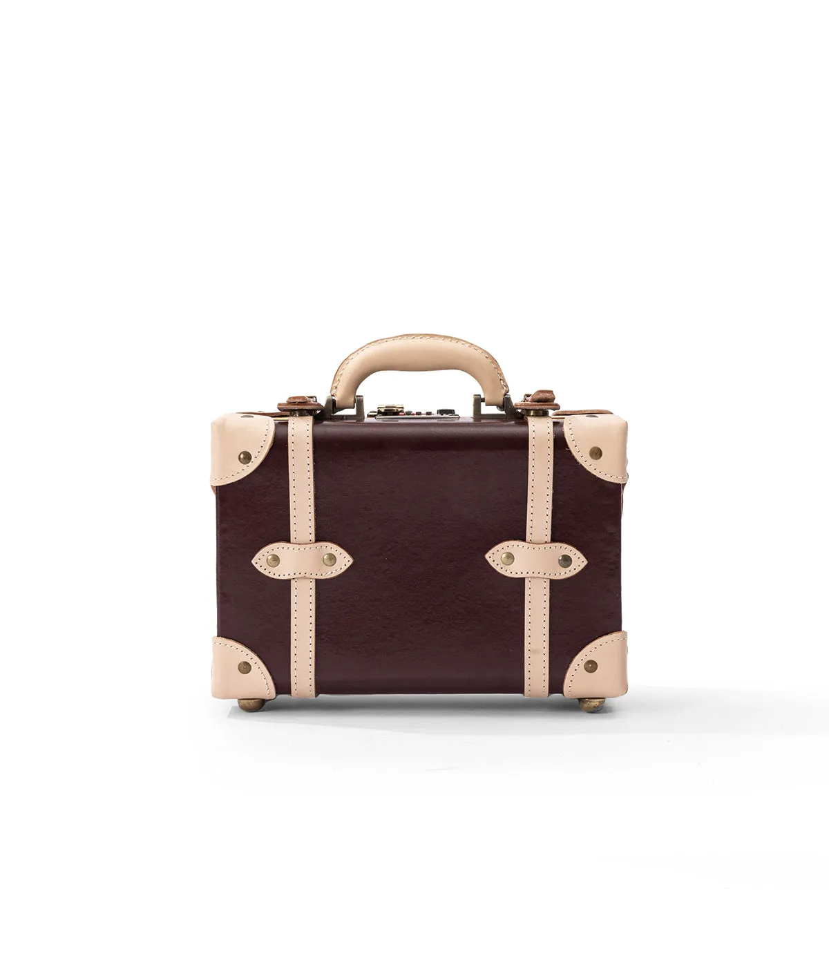 Aristocratic Leather Carry-on Set - Burgundy