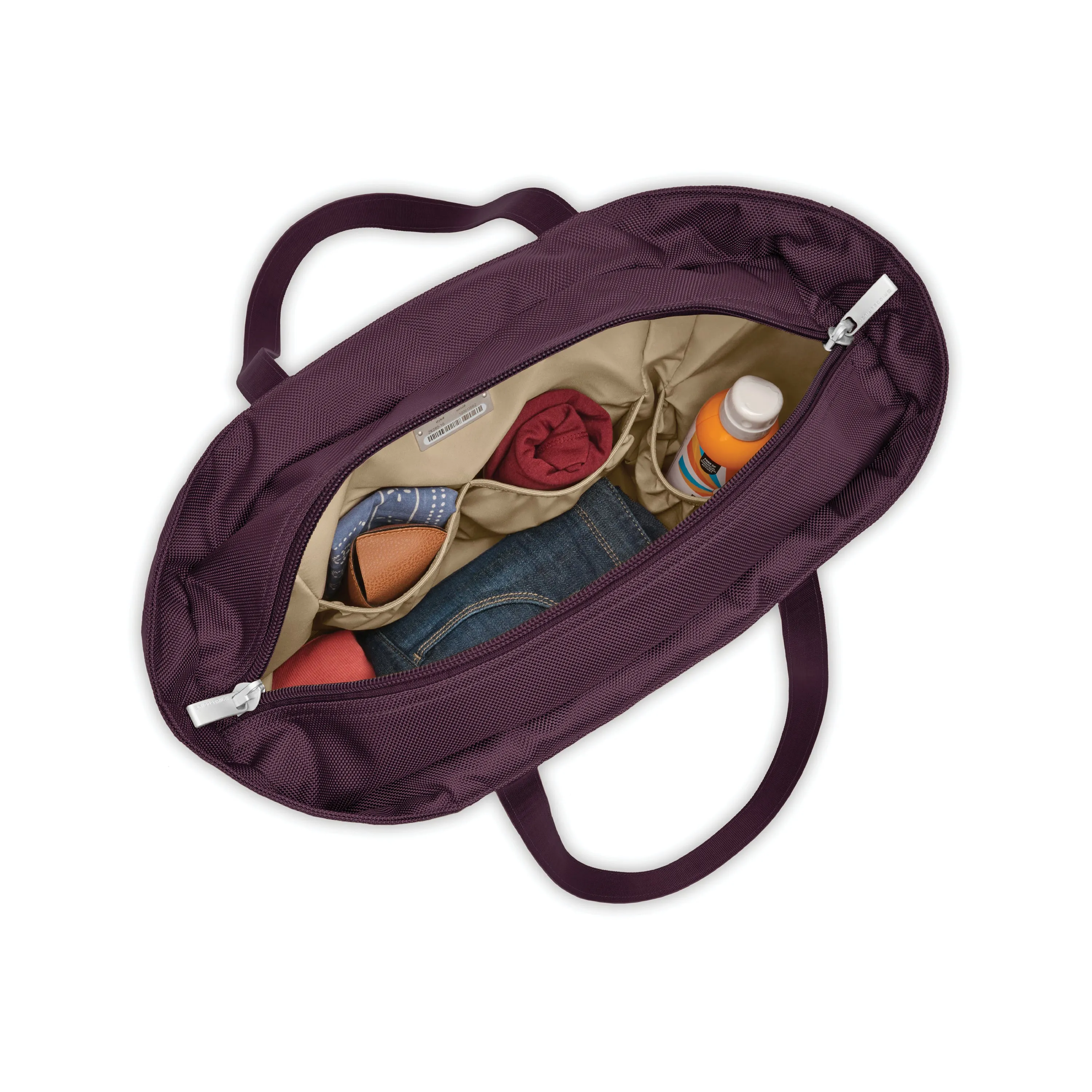 Baseline Traveler Tote - Plum