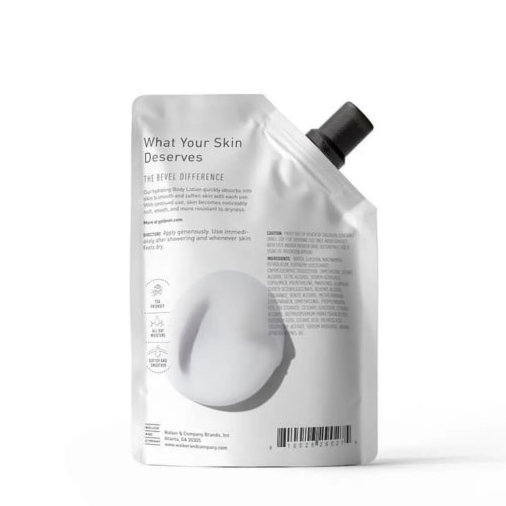 Bevel On-the-Go Body Lotion Infused with Argan Oil & Shea Butter - 3.4 oz