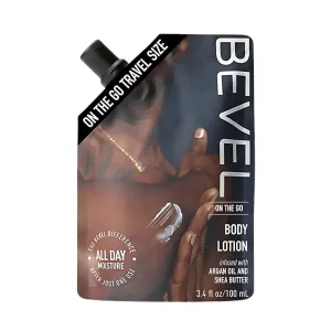Bevel On-the-Go Body Lotion Infused with Argan Oil & Shea Butter - 3.4 oz