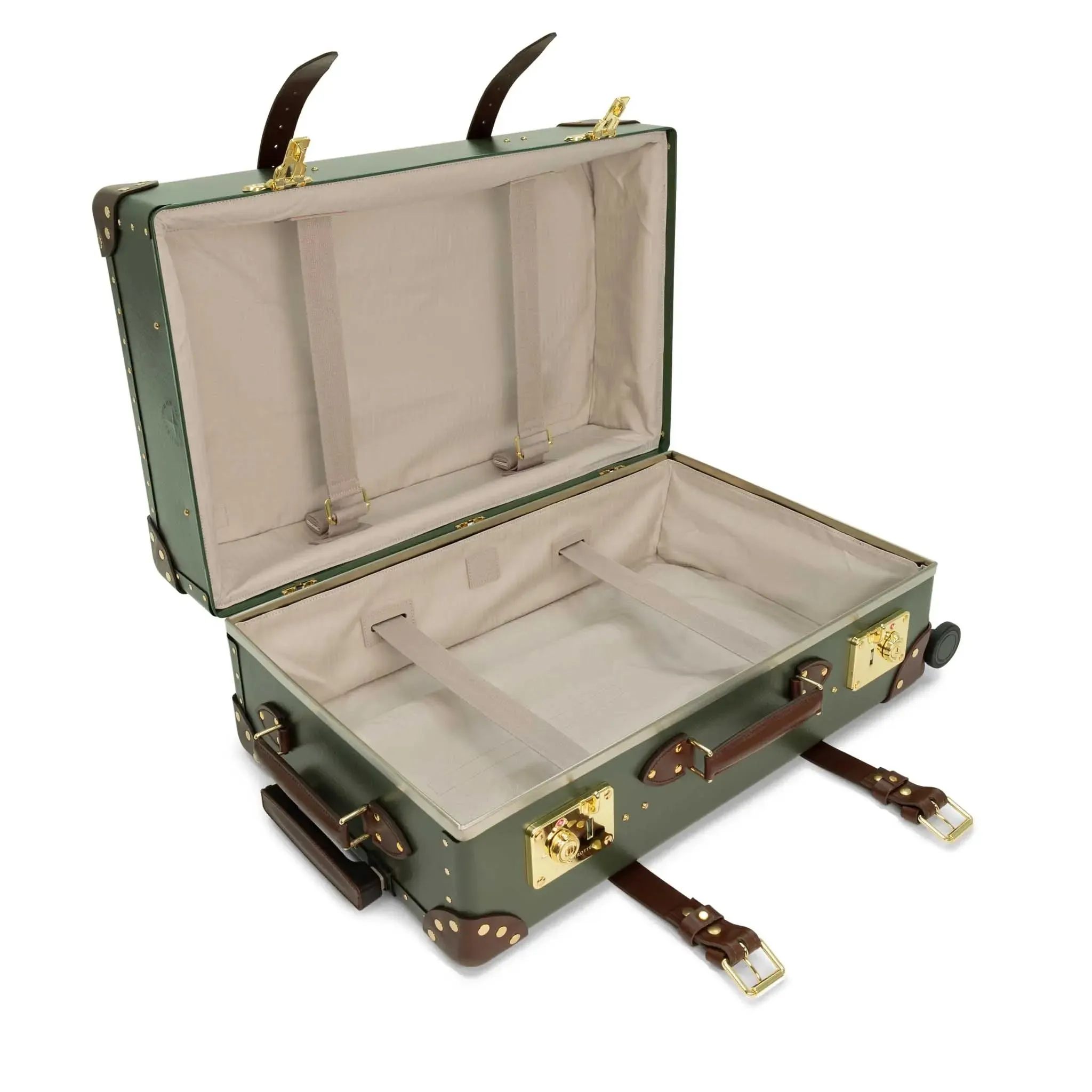 Centenary · Medium Check-In - 4 Wheels | Green/Brown