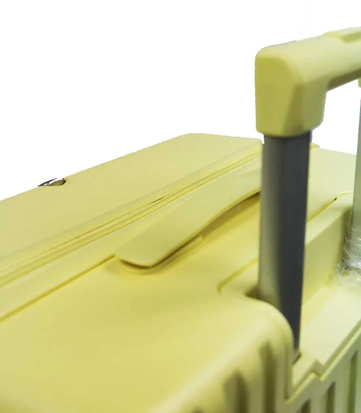 Cotton Candy Polycarbonate Luggage with 8 Spinner Wheels