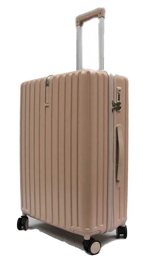 Cotton Candy Polycarbonate Luggage with 8 Spinner Wheels
