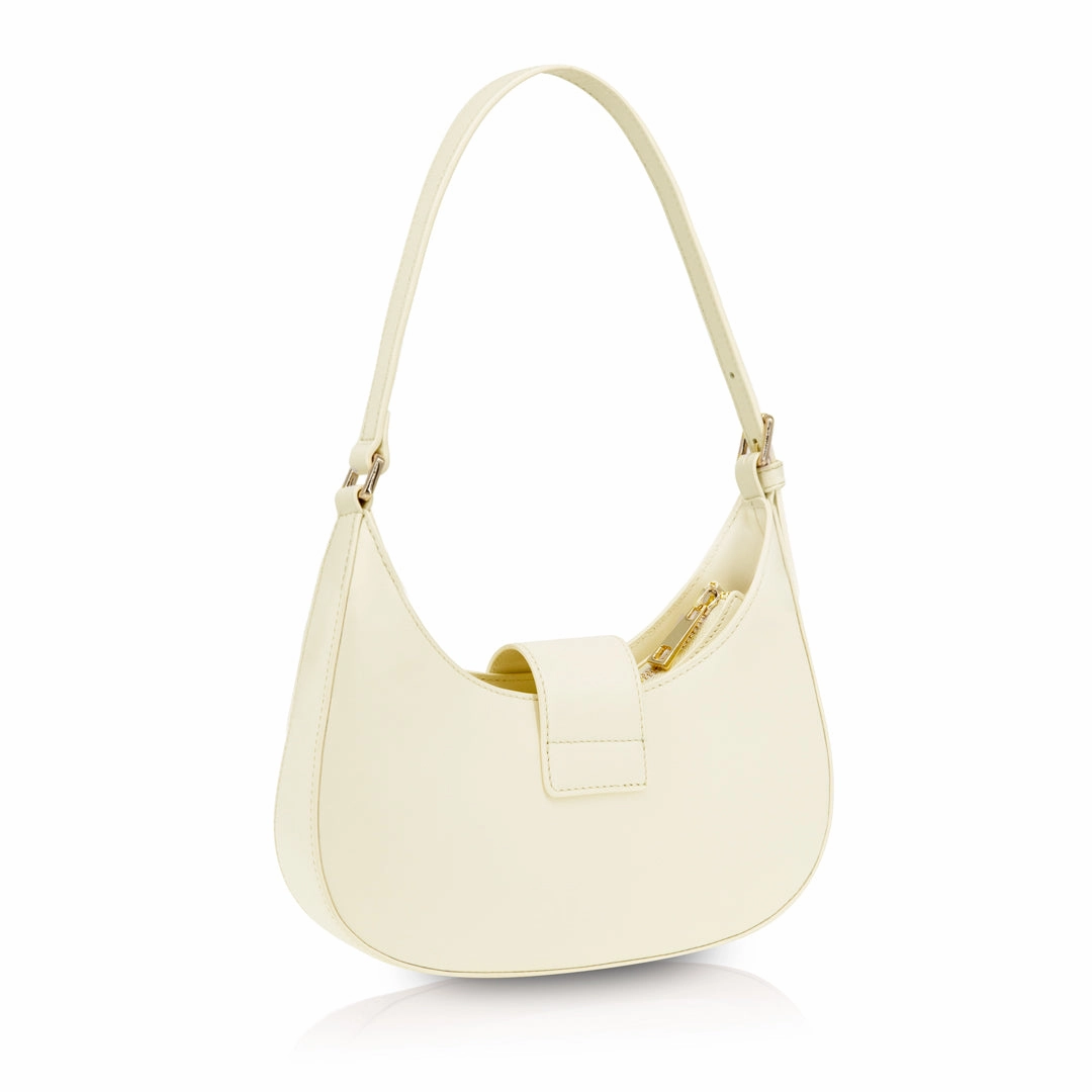 Crescent Shoulder Bag - Greenland White