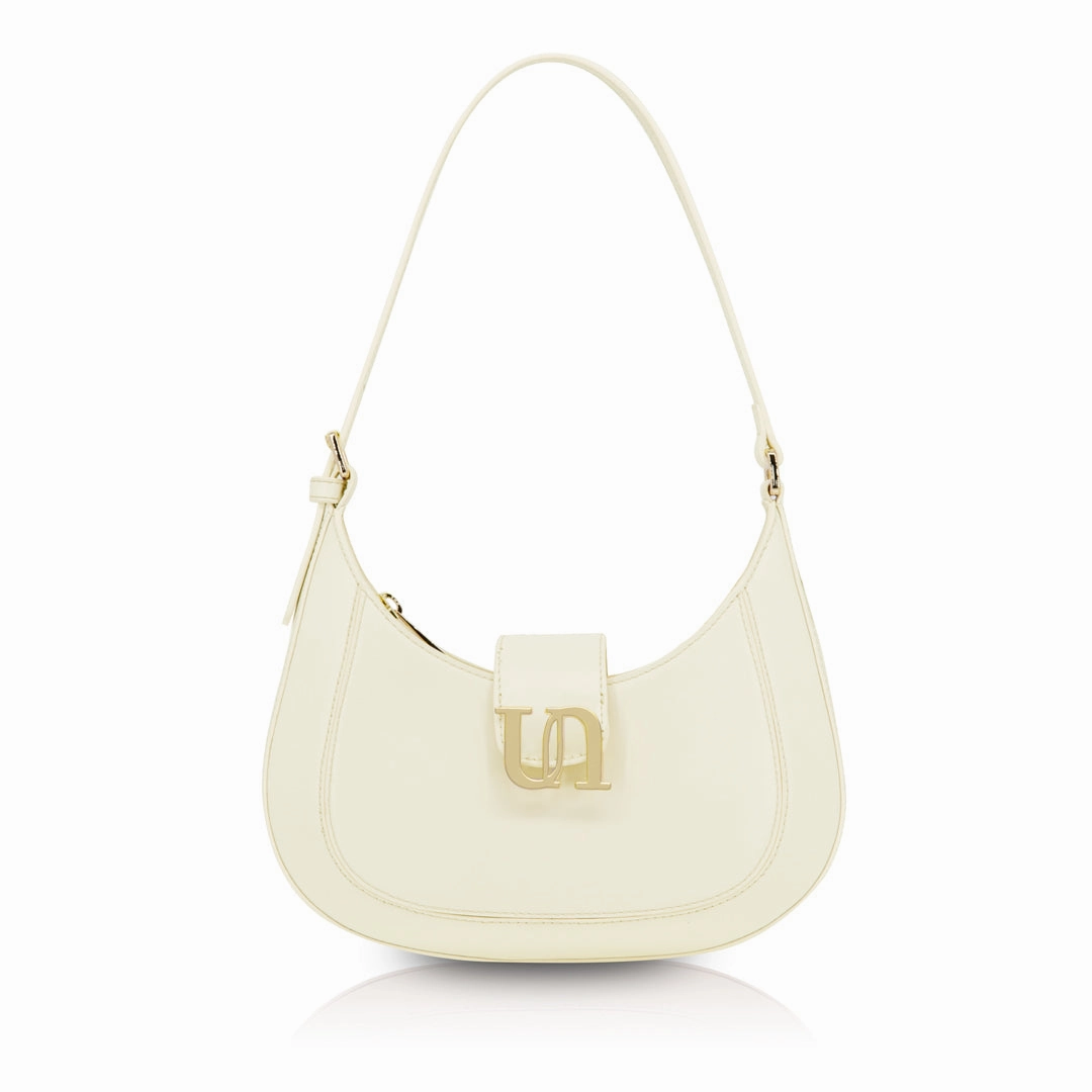 Crescent Shoulder Bag - Greenland White