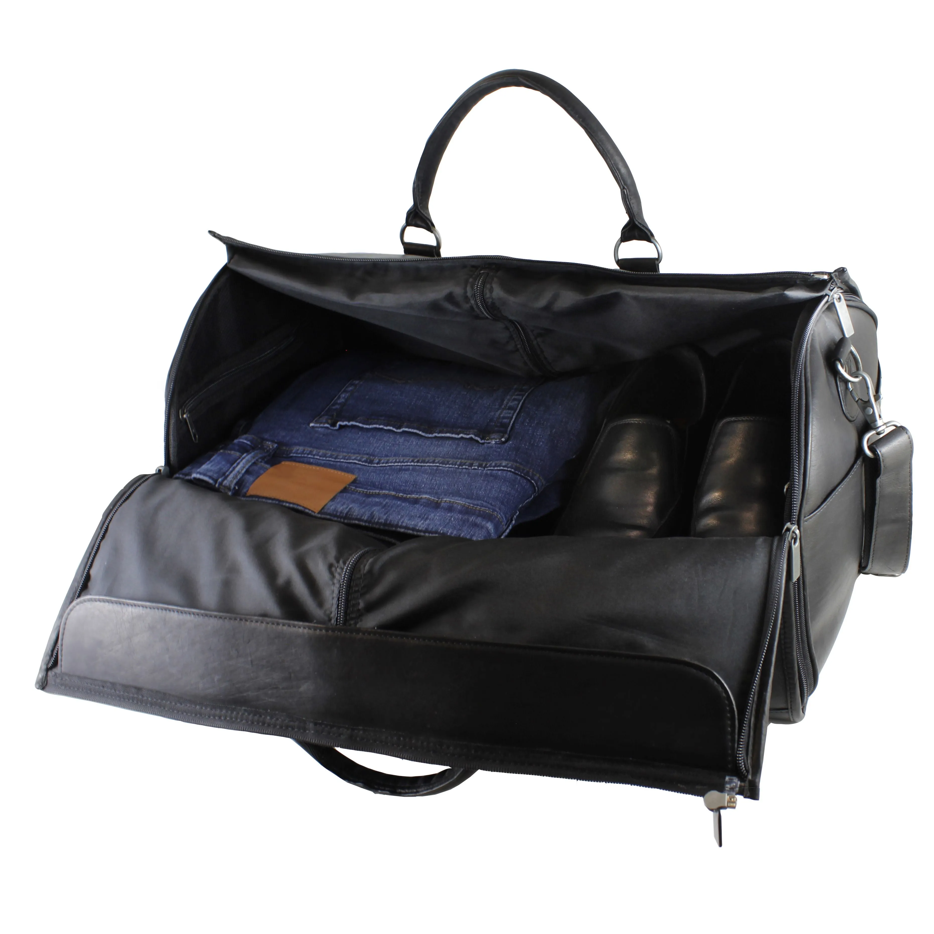 DayTrekr Leather Suiter Duffel