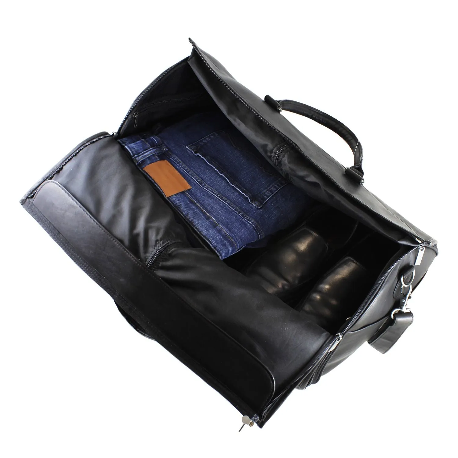 DayTrekr Leather Suiter Duffel
