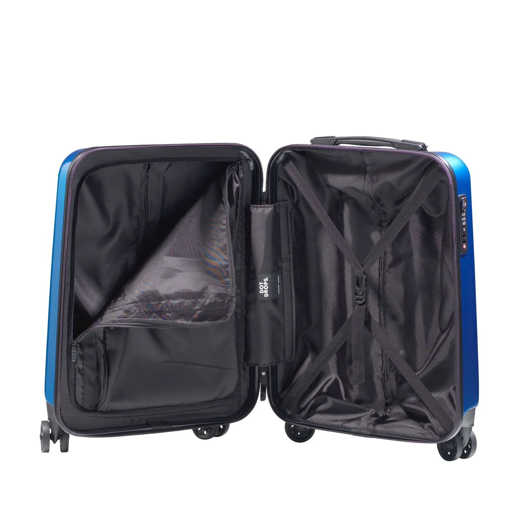 Dot-Drops Paris Chapter 2 Carry-On Upright Spinner Luggage
