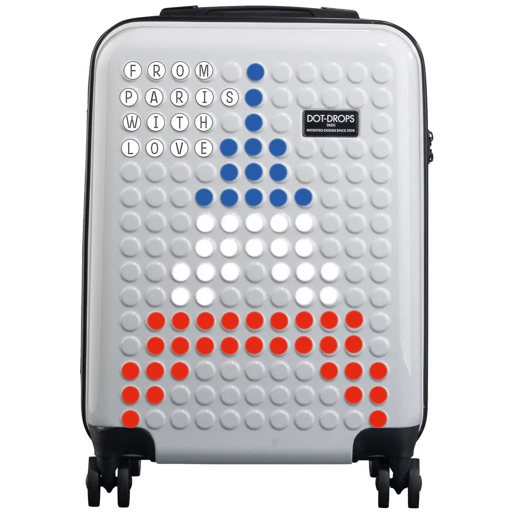 Dot-Drops Paris Chapter 2 Carry-On Upright Spinner Luggage