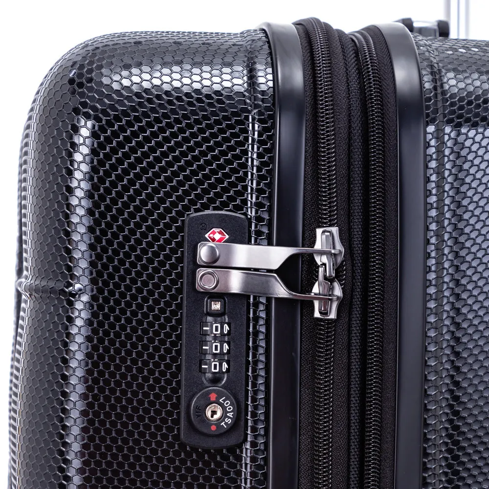 Echolac Square 20" Expandable Carry-On Spinner