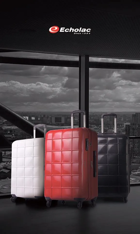 Echolac Square 20" Expandable Carry-On Spinner