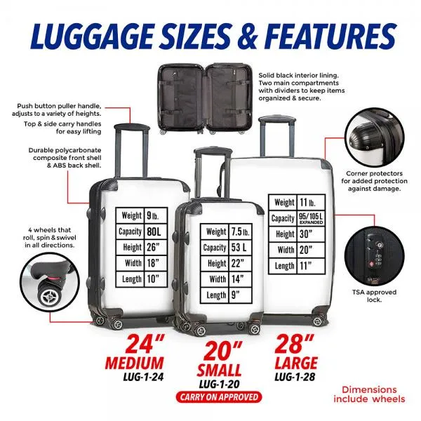 Edmonton Elks - #5 Goal Line Luggage