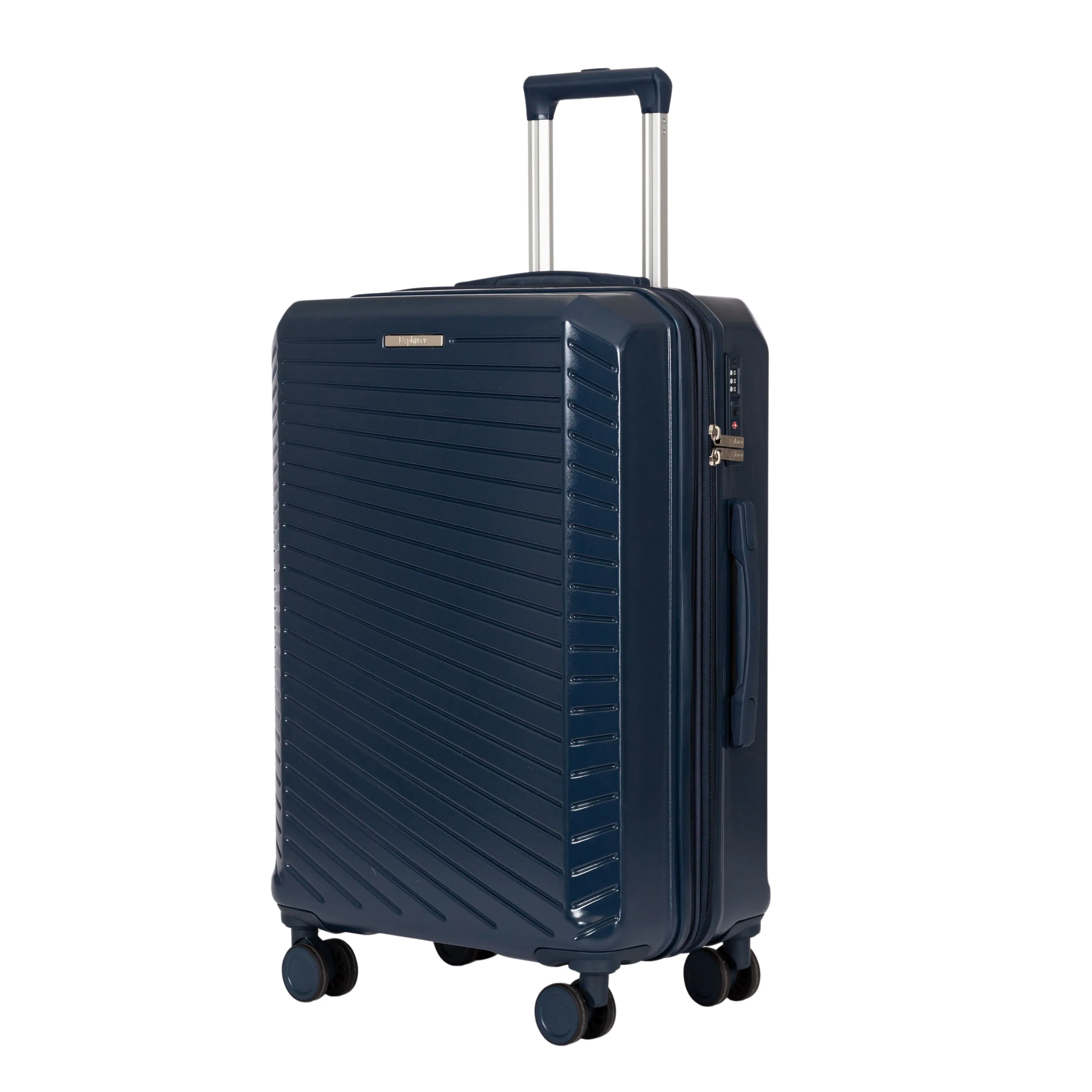 Explorer Passport Anti-Theft Expandable 2-Piece Luggage Set (Carry-On and Medium)