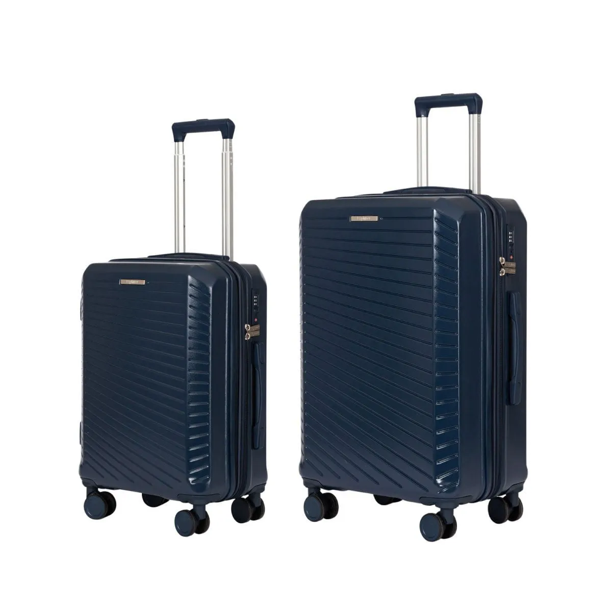Explorer Passport Anti-Theft Expandable 2-Piece Luggage Set (Carry-On and Medium)