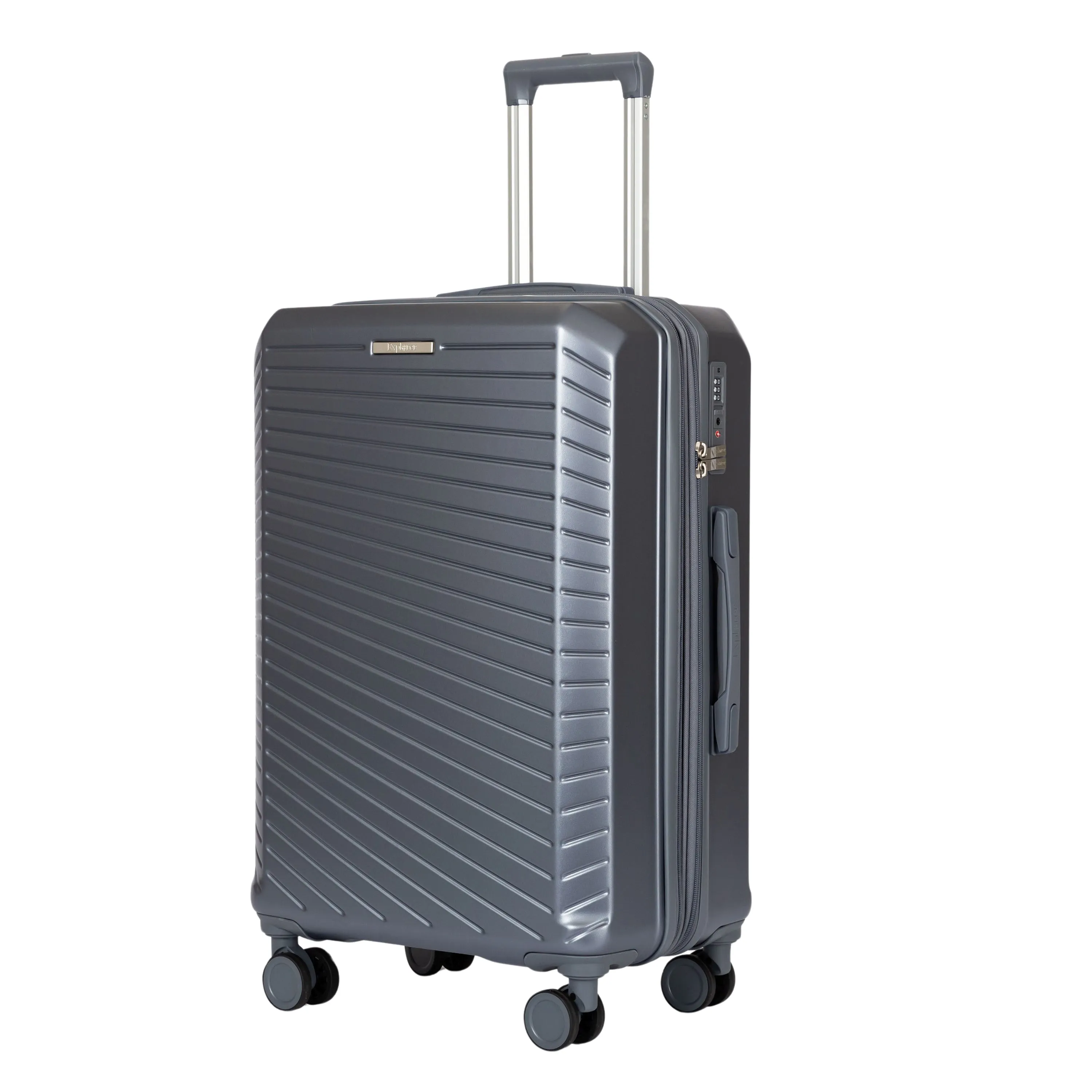 Explorer Passport Anti-Theft Expandable 2-Piece Luggage Set (Carry-On and Medium)