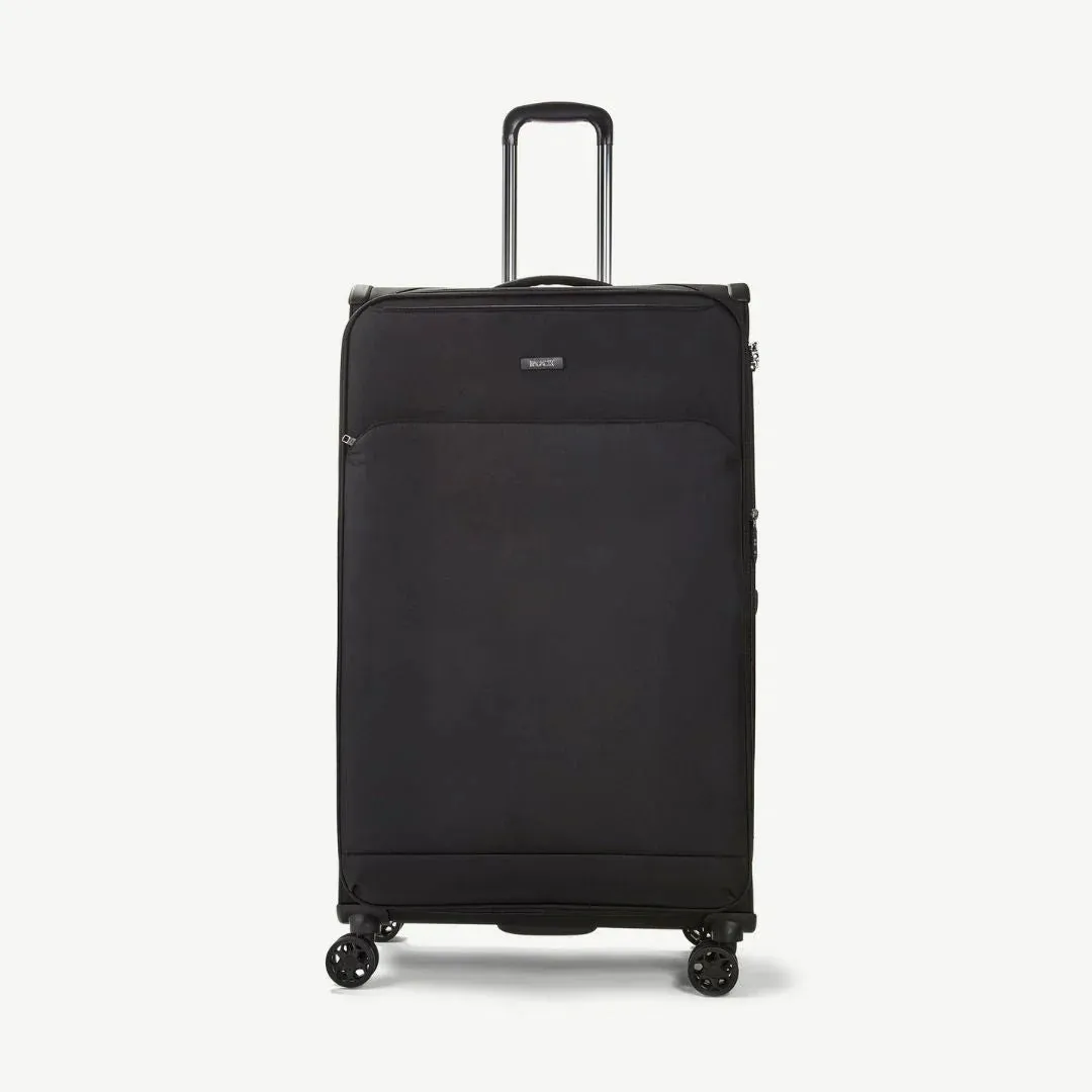 Georgia Expandable Soft Extra Large Suitcase 90cm - Black