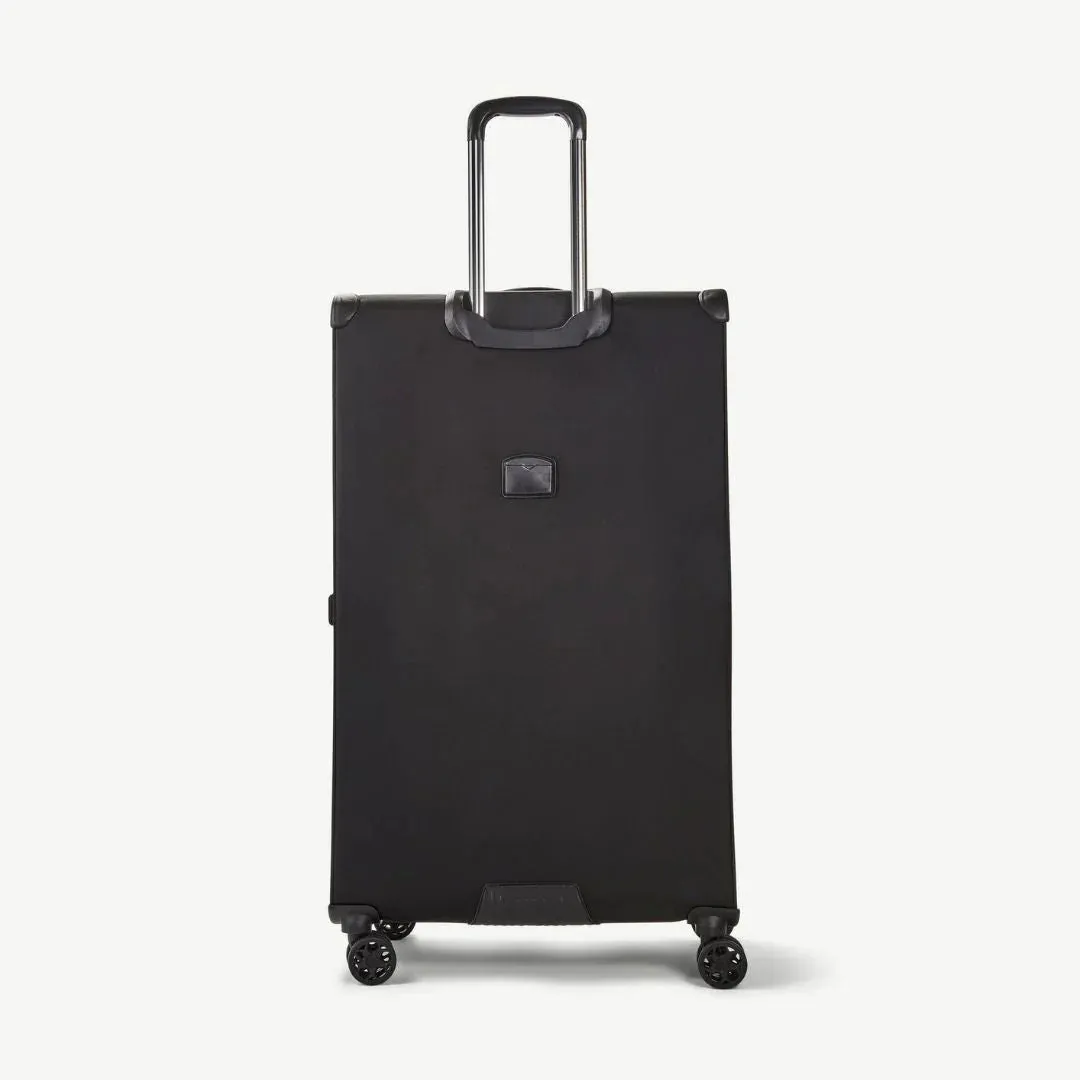 Georgia Expandable Soft Extra Large Suitcase 90cm - Black