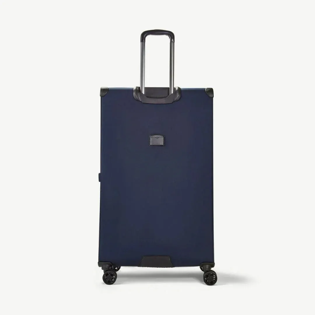 Georgia Expandable Soft Extra Large Suitcase 90cm - Navy
