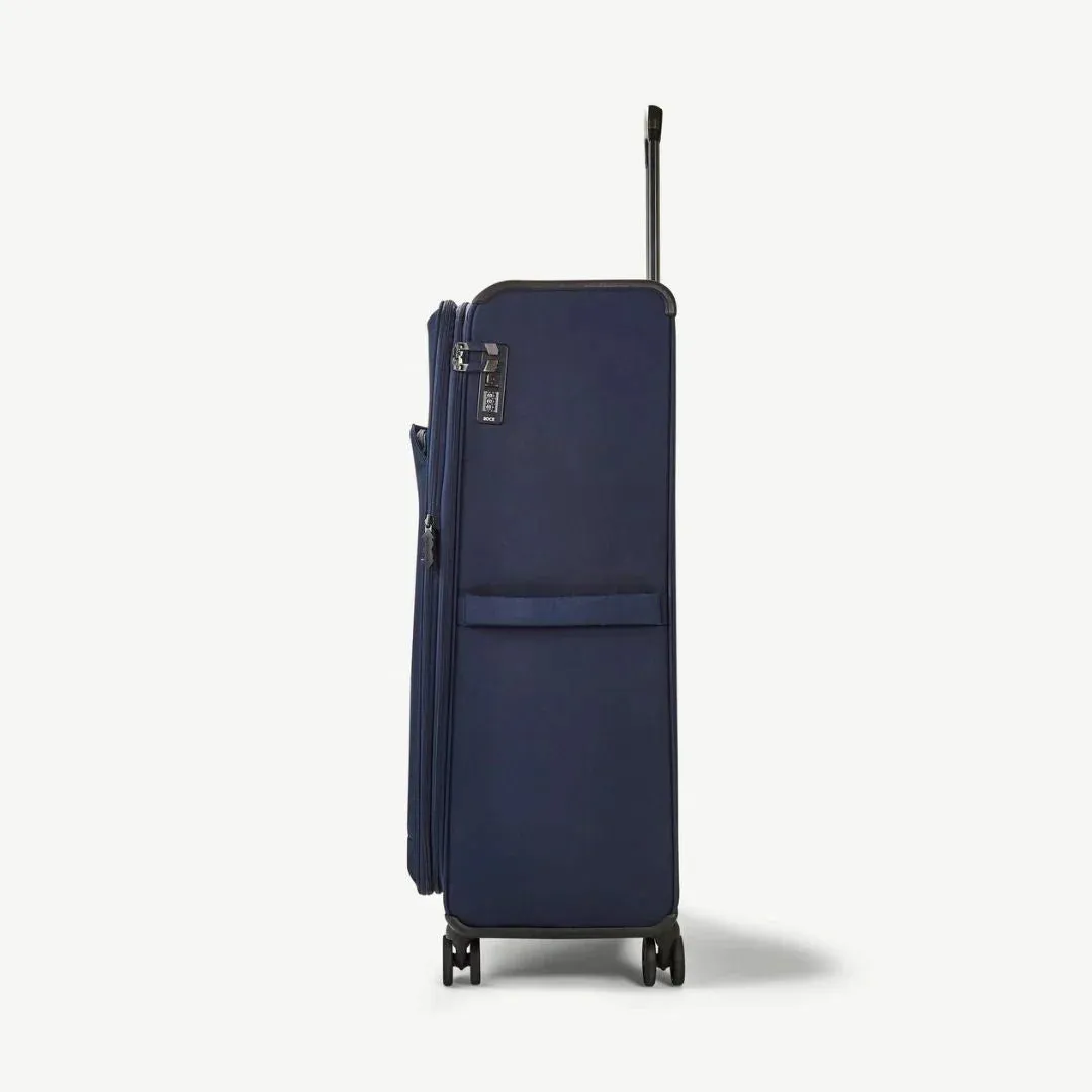 Georgia Expandable Soft Extra Large Suitcase 90cm - Navy