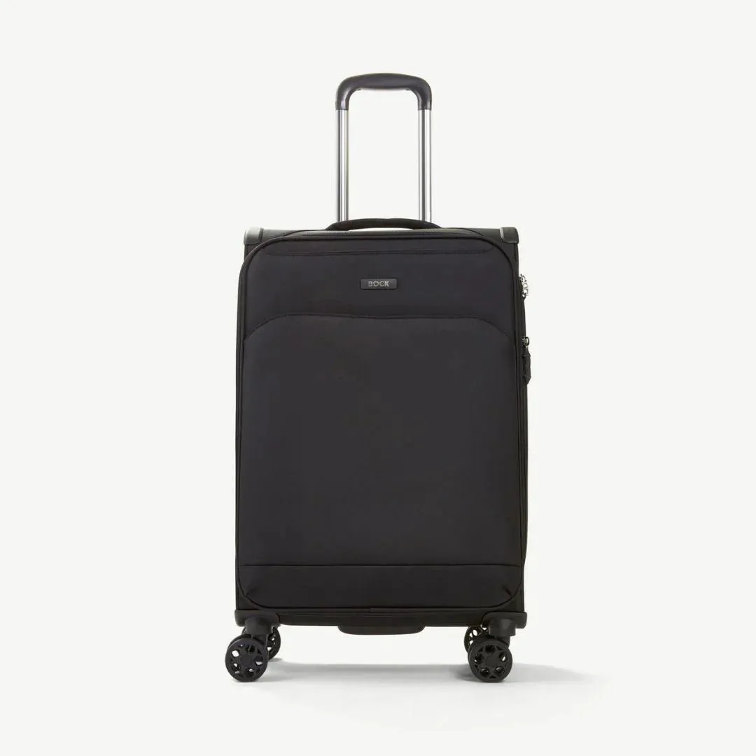Georgia Expandable Soft Medium Suitcase 70cm - Black