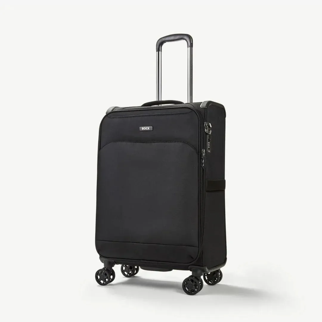 Georgia Expandable Soft Medium Suitcase 70cm - Black