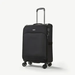 Georgia Expandable Soft Medium Suitcase 70cm - Black