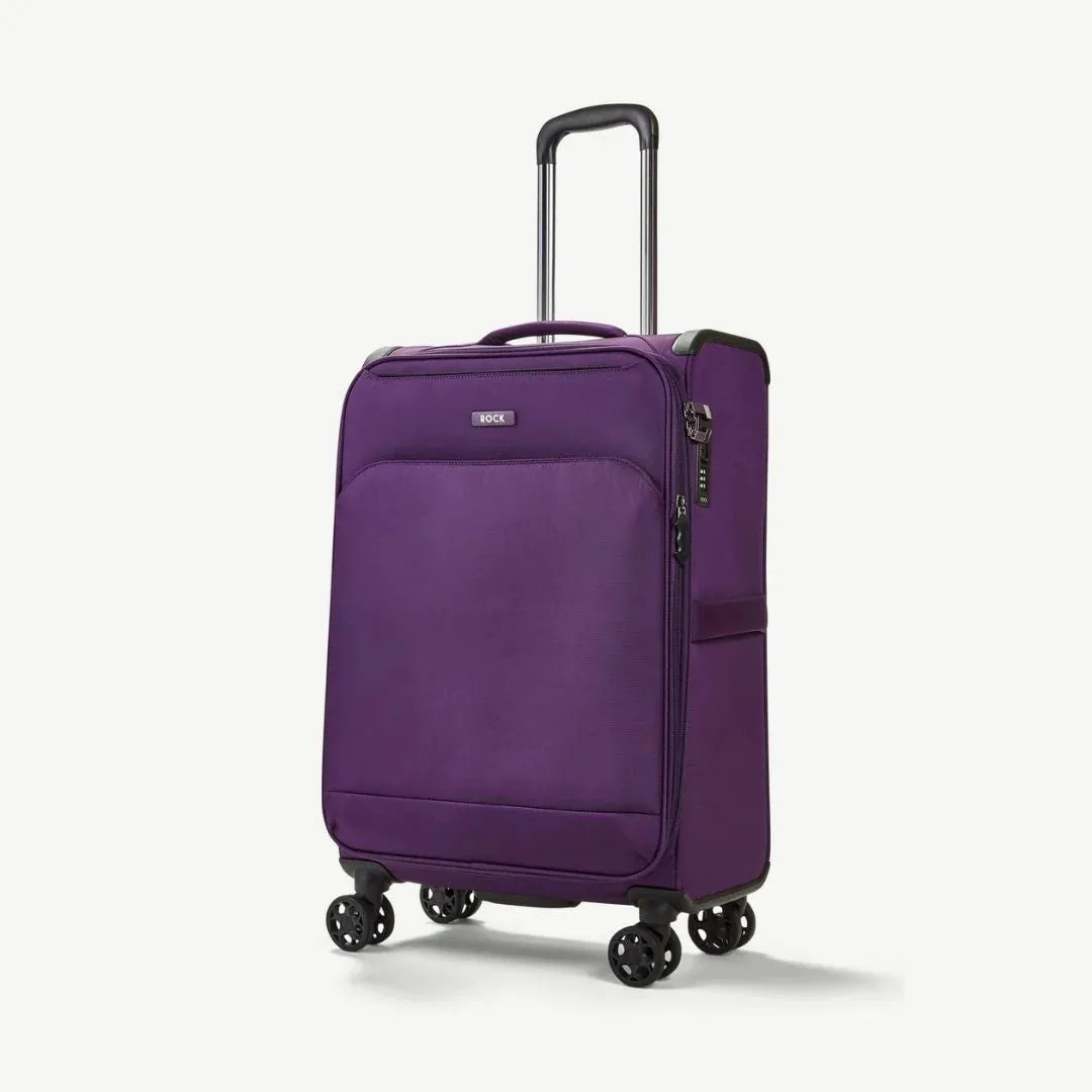 Georgia Expandable Soft Medium Suitcase 70cm - Purple