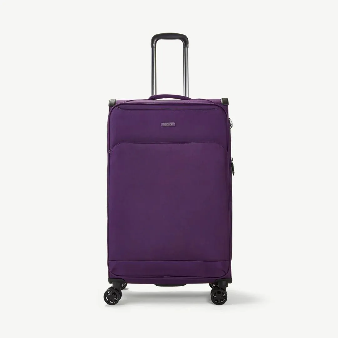 Georgia Expandable Soft Medium Suitcase 70cm - Purple