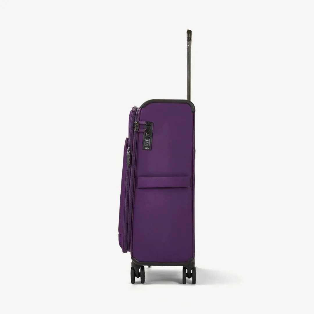Georgia Expandable Soft Medium Suitcase 70cm - Purple