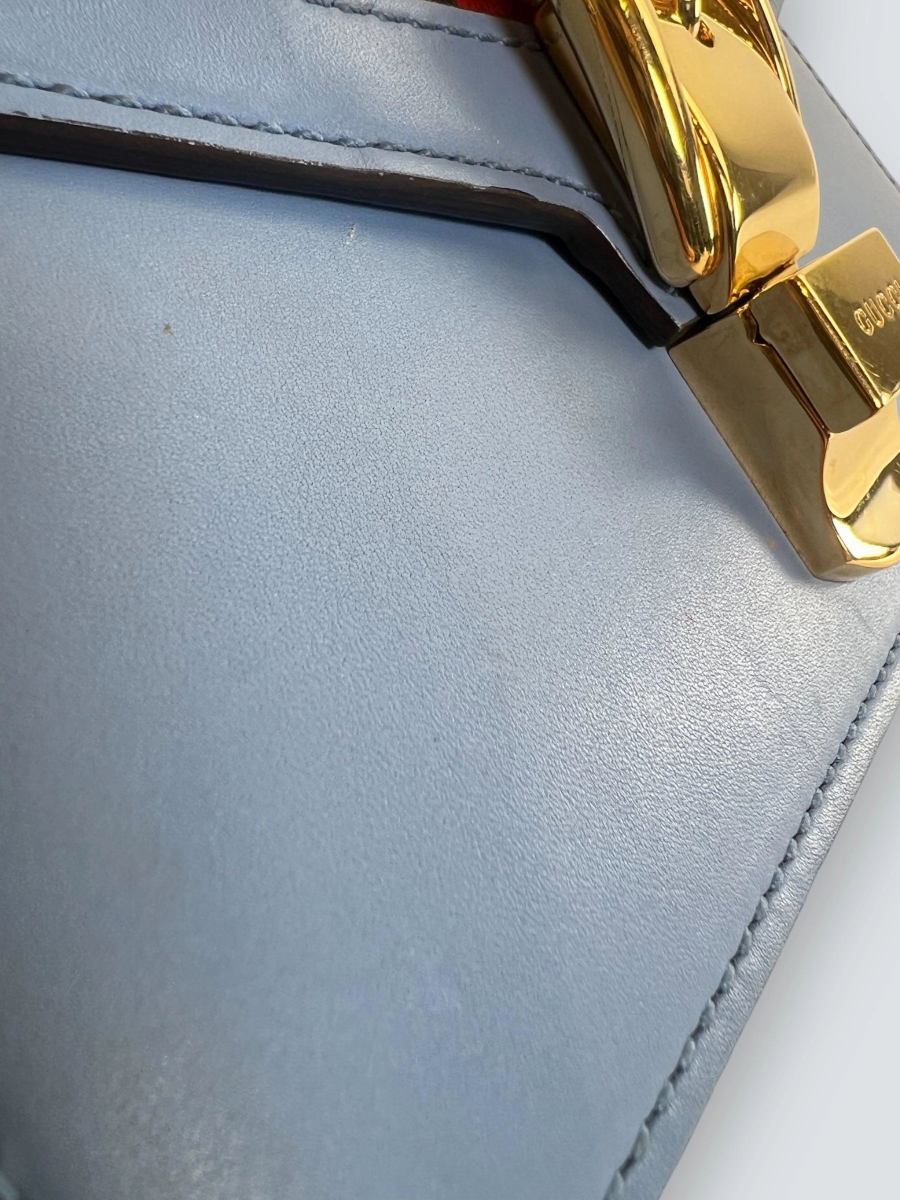 Gucci ' Sylvie' Baby Blue Chain Crossbody