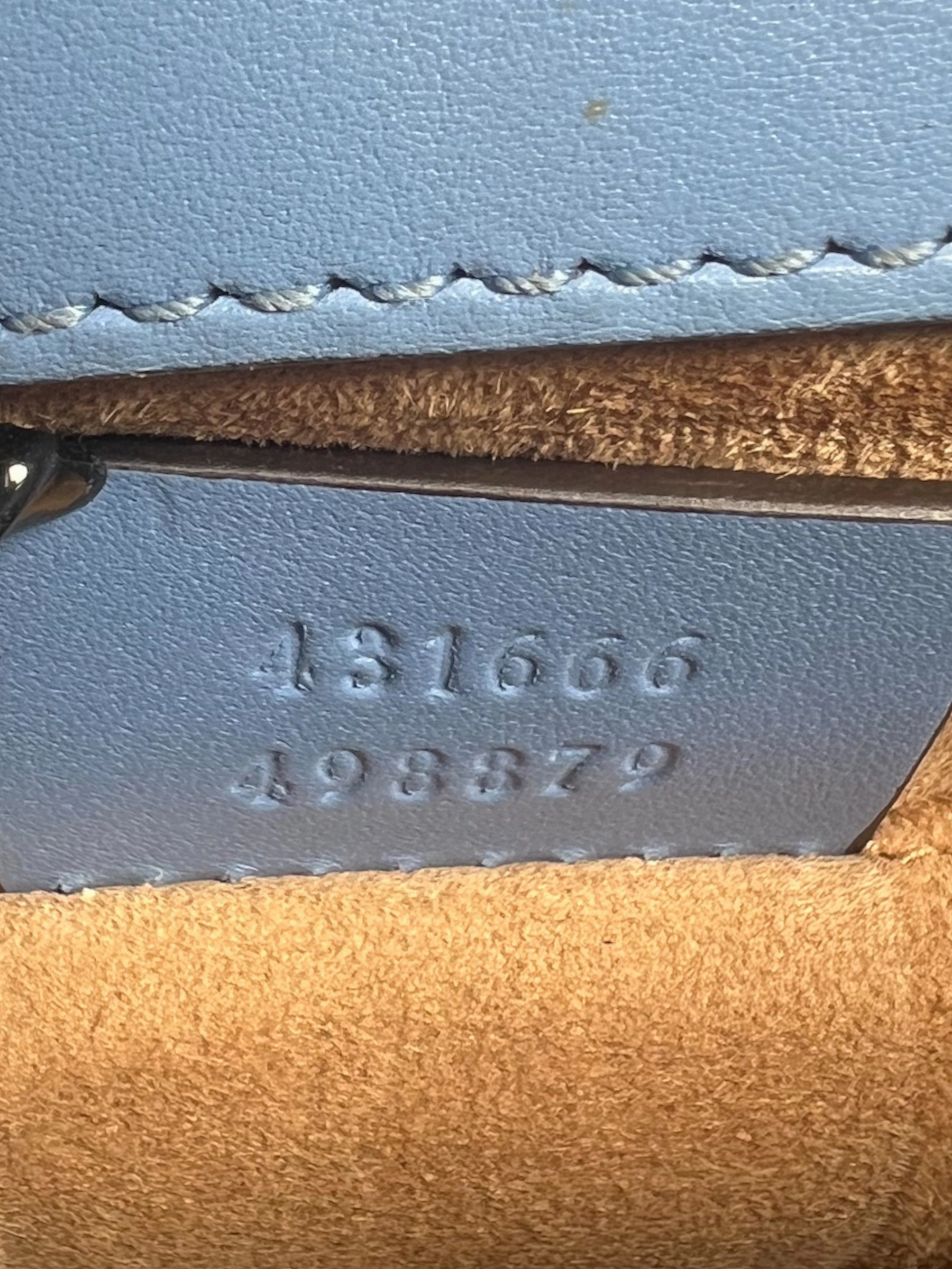 Gucci ' Sylvie' Baby Blue Chain Crossbody